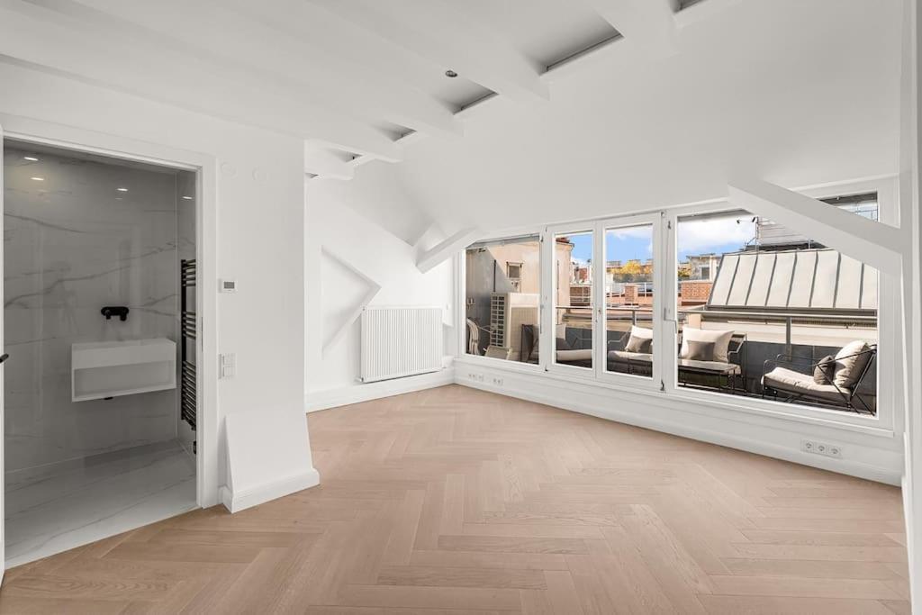 Designer Penthouse With Balcony Viena Exterior foto